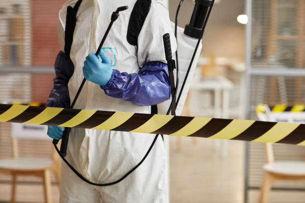 Professional Blood Cleanup technician working in Springville, CA